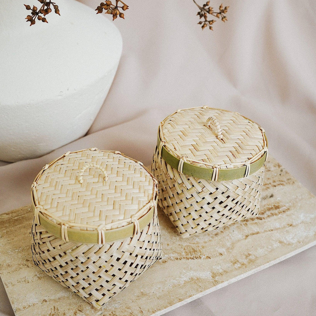 The Artisanal Bamboo Mini Storage Box
