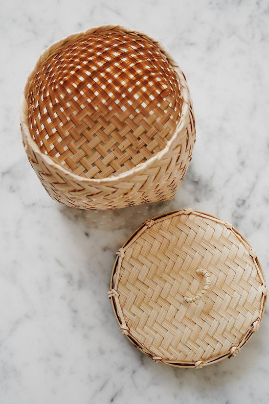 The Artisanal Bamboo Mini Storage Box