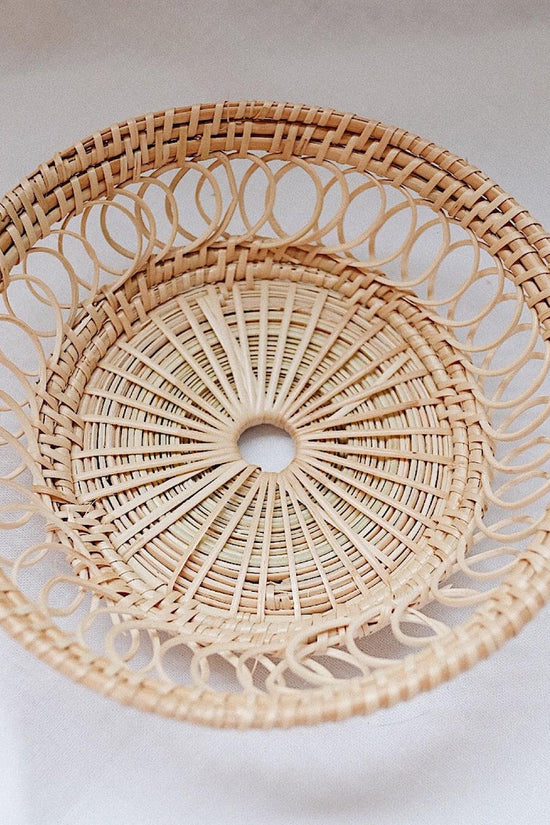 The Artisanal Rattan Weave Plate