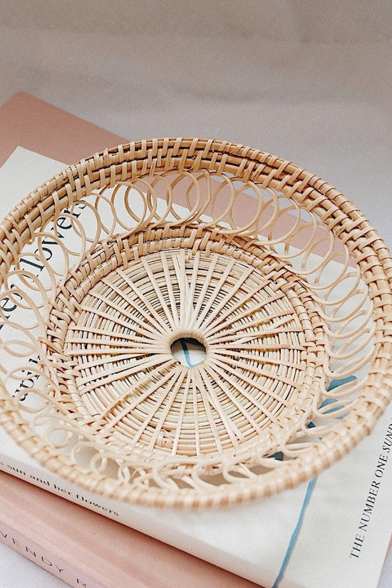 The Artisanal Rattan Weave Plate